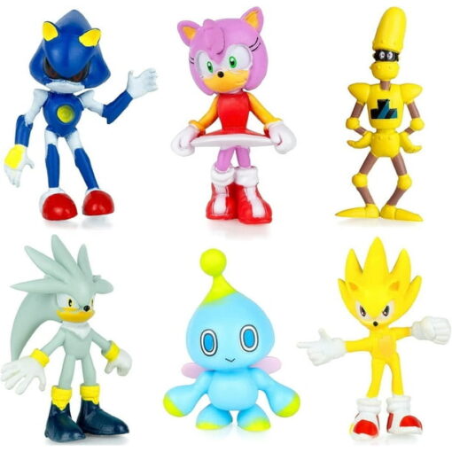 Pack of 12 – Sonic Toys, 2.3 Inches the Hedgehog Figures 4