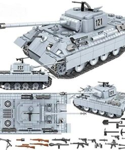 GERMAN PANTHER 121 WW2 BUILDING BLOCKS ARMY TANK