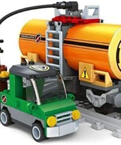 LARGE CAPACITY TANK CAR BUILDING BLOCKS TOY BRICKS SET