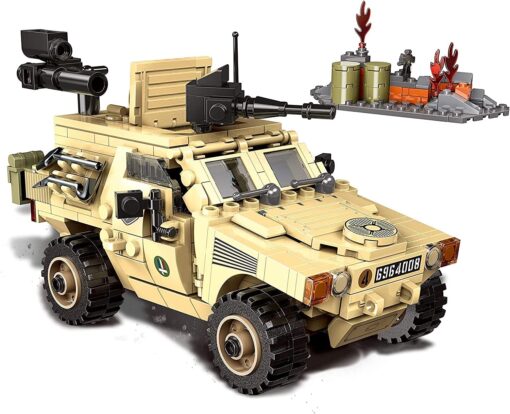 FRANCE VBL ARMORED VEHICLE BUILDING BLOCKS SET 3